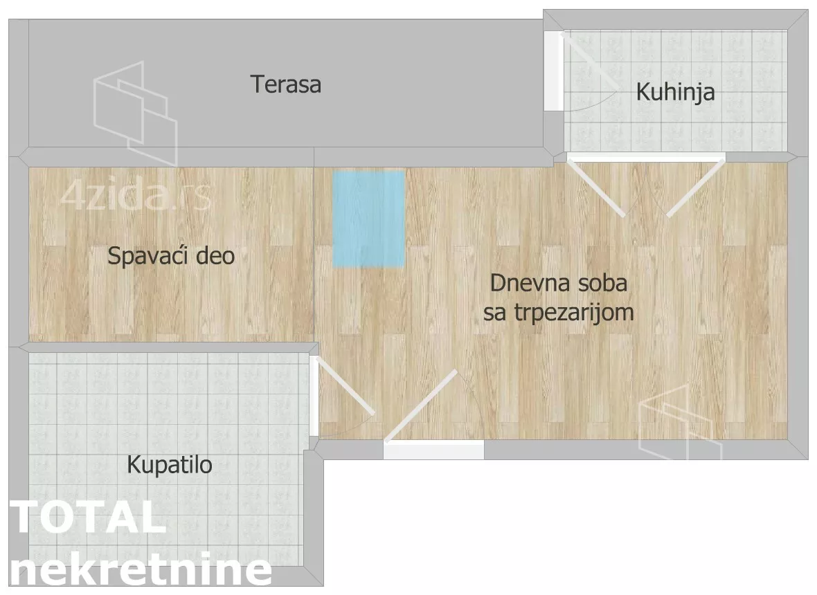 Jednosoban stan | 4zida