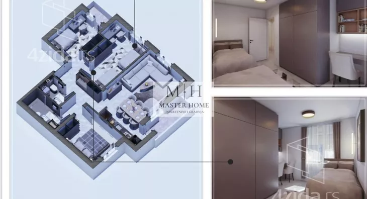 Trosoban stan | 4zida