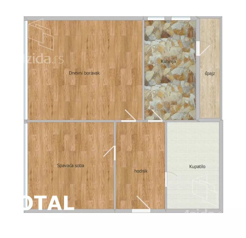 Dvosoban stan | 4zida