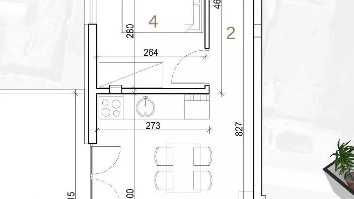 Jednoiposoban stan na prodaju, Telep, 110.900€, 48m² - stampaj