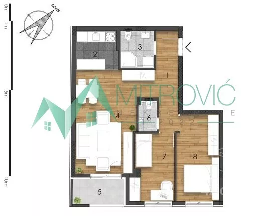 Trosoban stan | 4zida