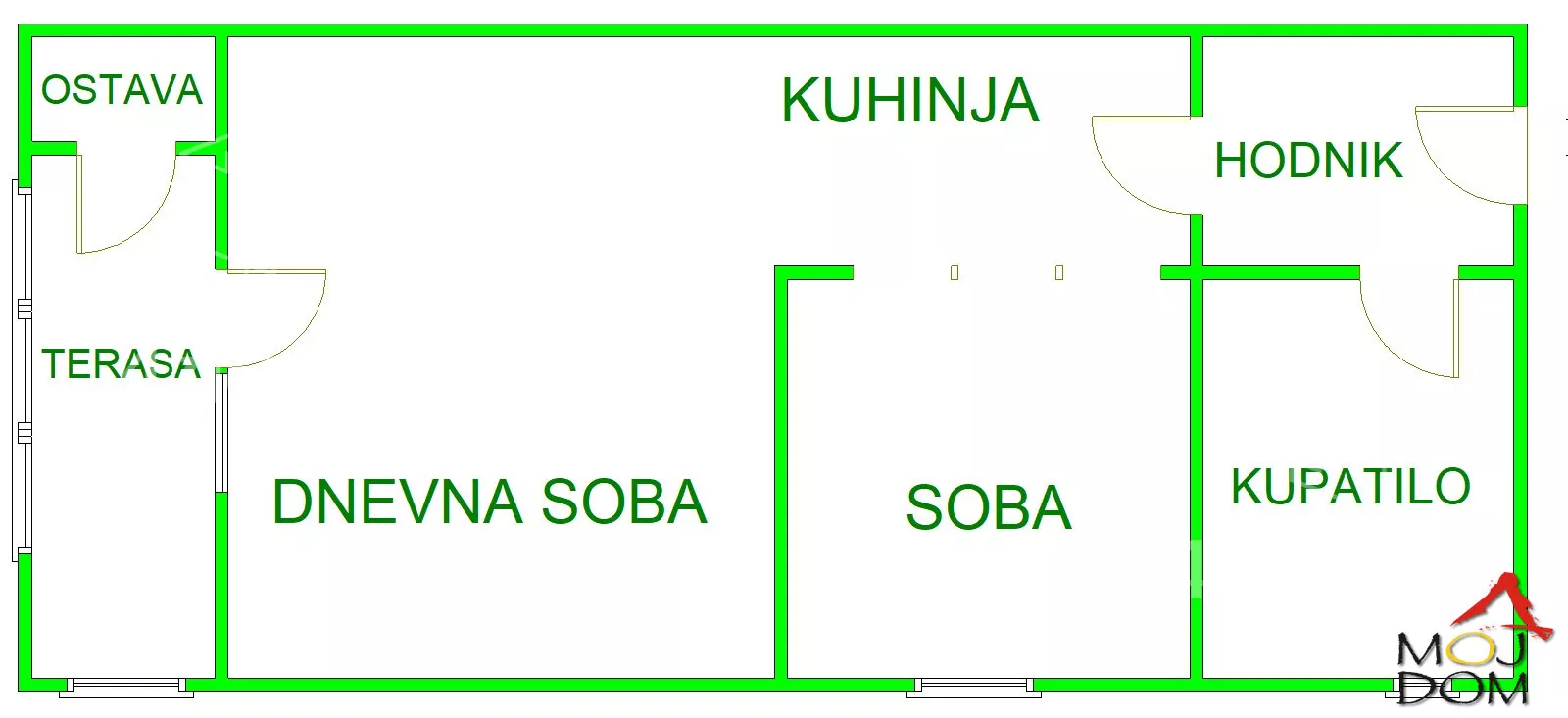 Dvosoban stan | 4zida