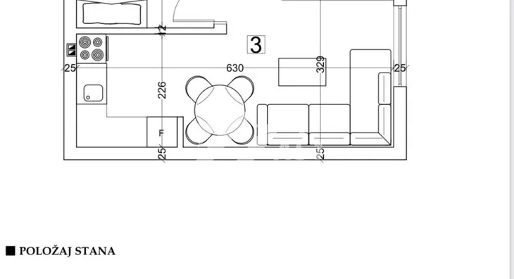 Jednoiposoban stan | 4zida