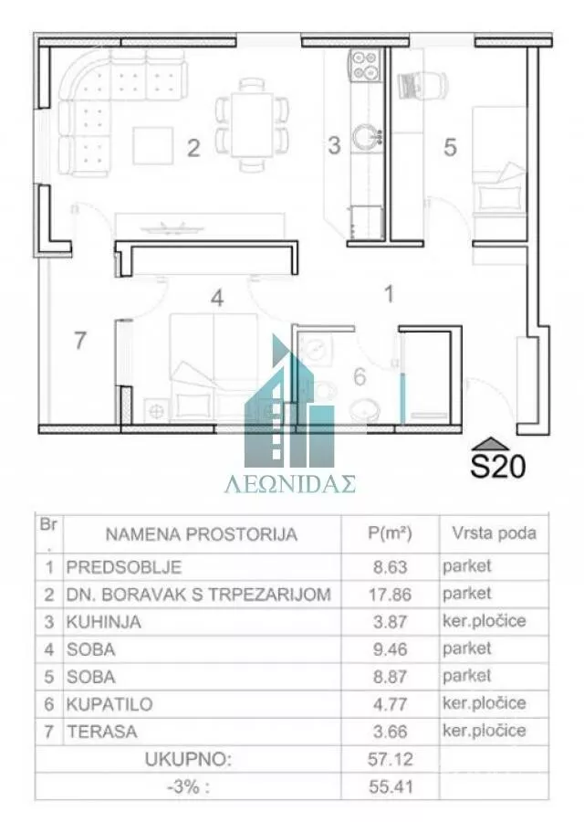 Dvoiposoban stan | 4zida