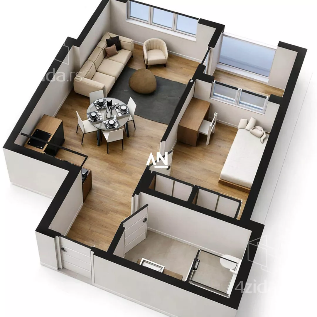 Dvosoban stan | 4zida