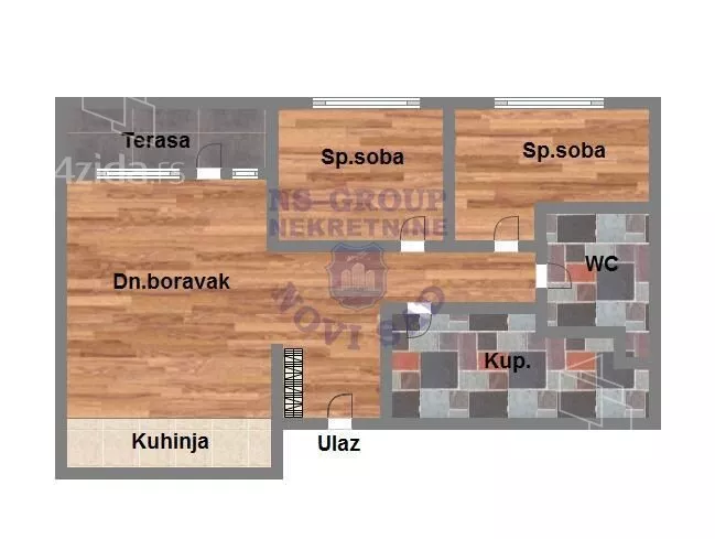 Trosoban stan | 4zida