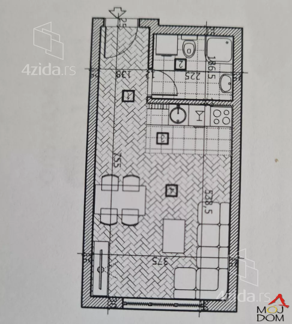 Garsonjera | 4zida