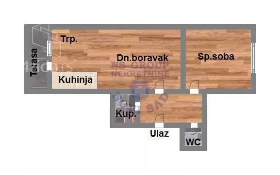 Dvosoban stan | 4zida