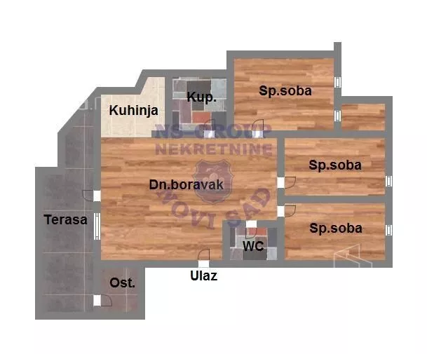 Troiposoban stan | 4zida
