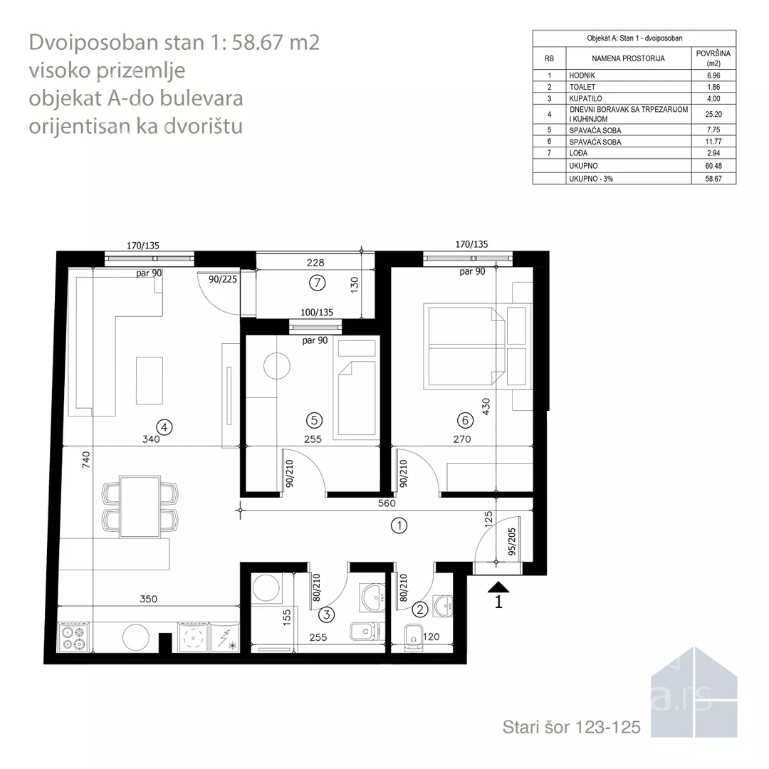 Dvoiposoban stan | 4zida