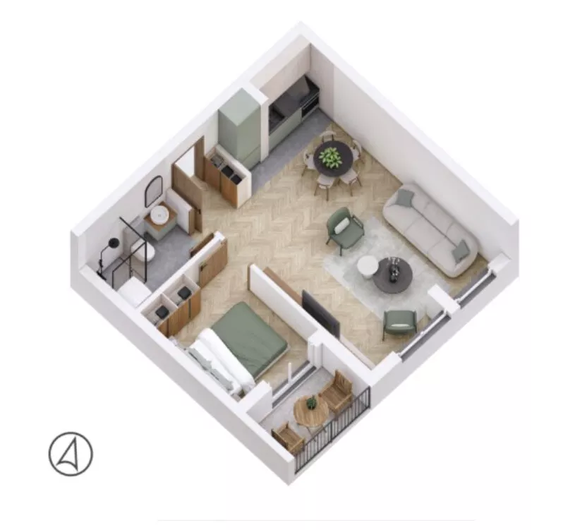 Dvosoban stan | 4zida