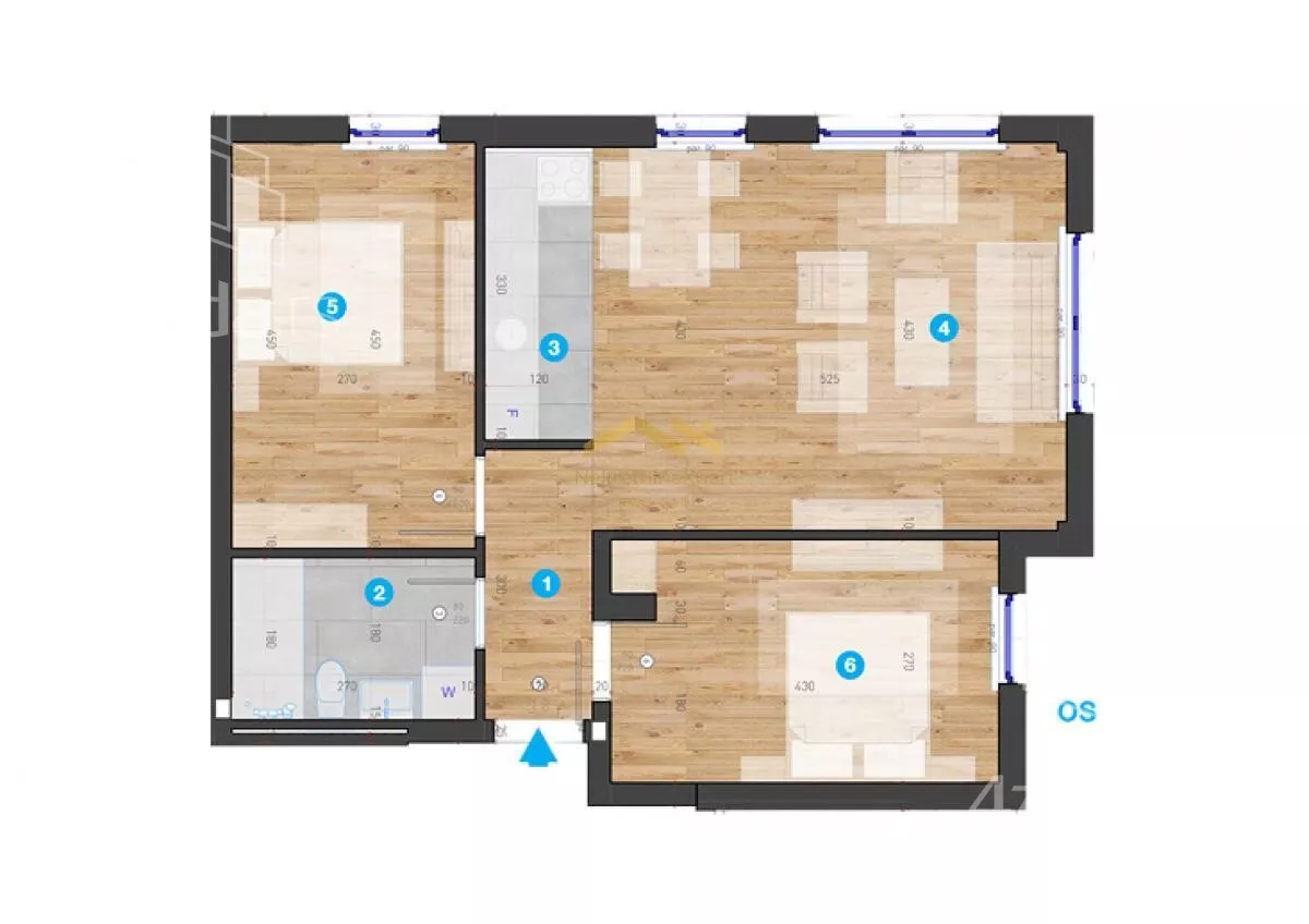 Trosoban stan | 4zida