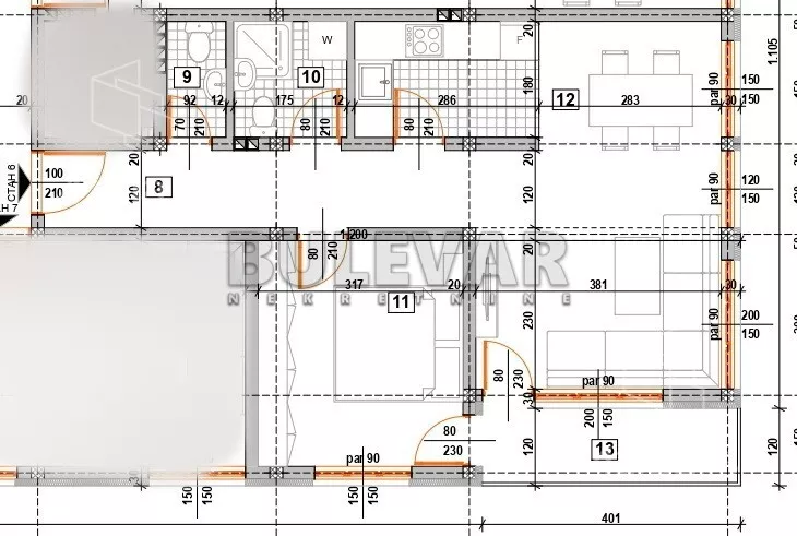 Dvosoban stan | 4zida