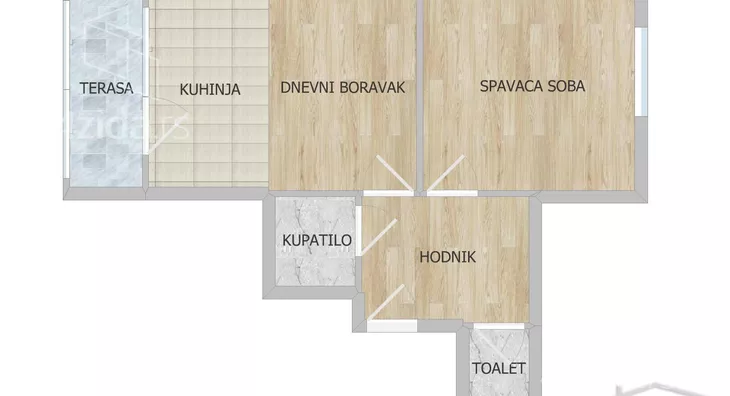 Jednoiposoban stan | 4zida