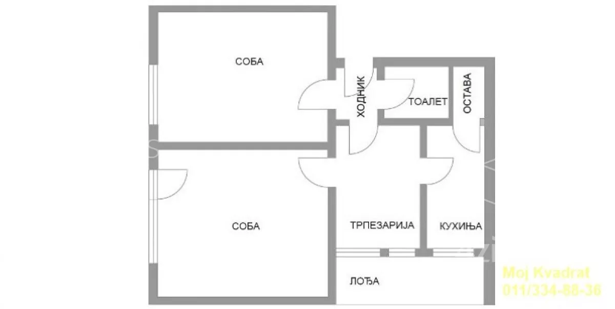 Dvosoban stan | 4zida
