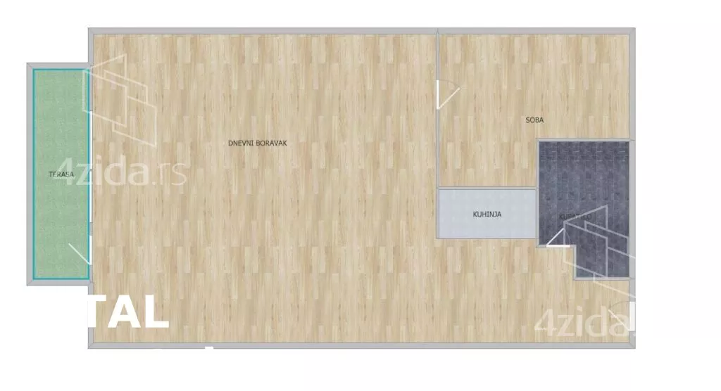 Dvosoban stan | 4zida