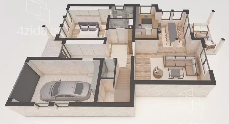 1-etažna kuća | 4zida