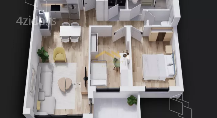 Dvoiposoban stan | 4zida