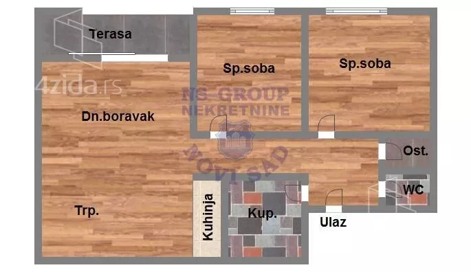 Dvoiposoban stan | 4zida