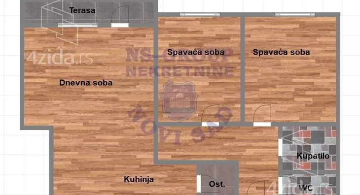 Trosoban stan | 4zida