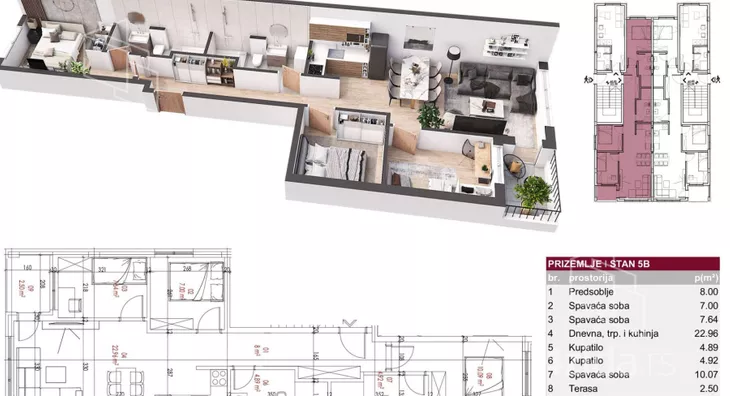 Troiposoban stan | 4zida