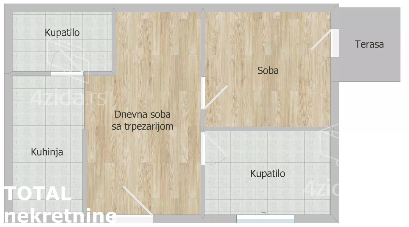 Jednoiposoban stan | 4zida