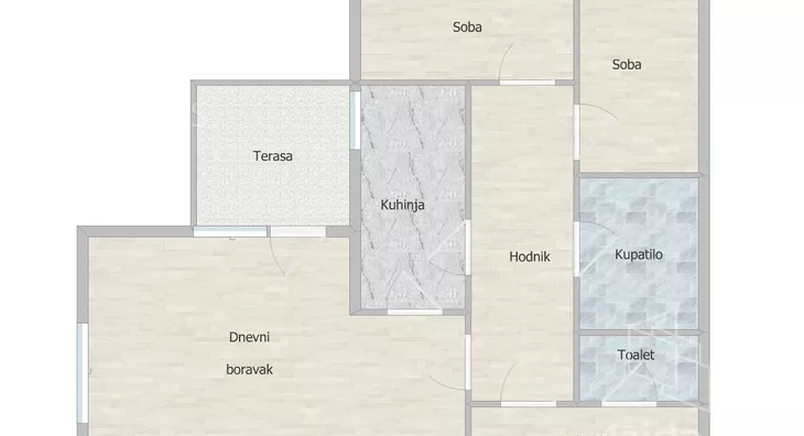 Trosoban stan | 4zida