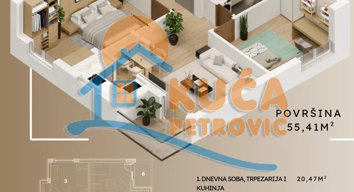 Dvoiposoban stan | 4zida