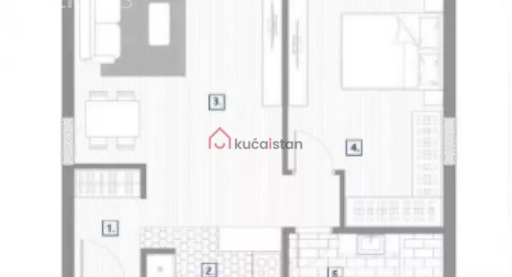 Dvosoban stan | 4zida