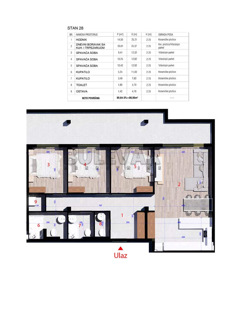 Četvorosoban stan | 4zida