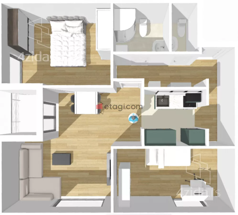 Dvoiposoban stan | 4zida