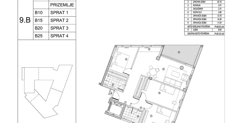 Četvorosoban | 4zida