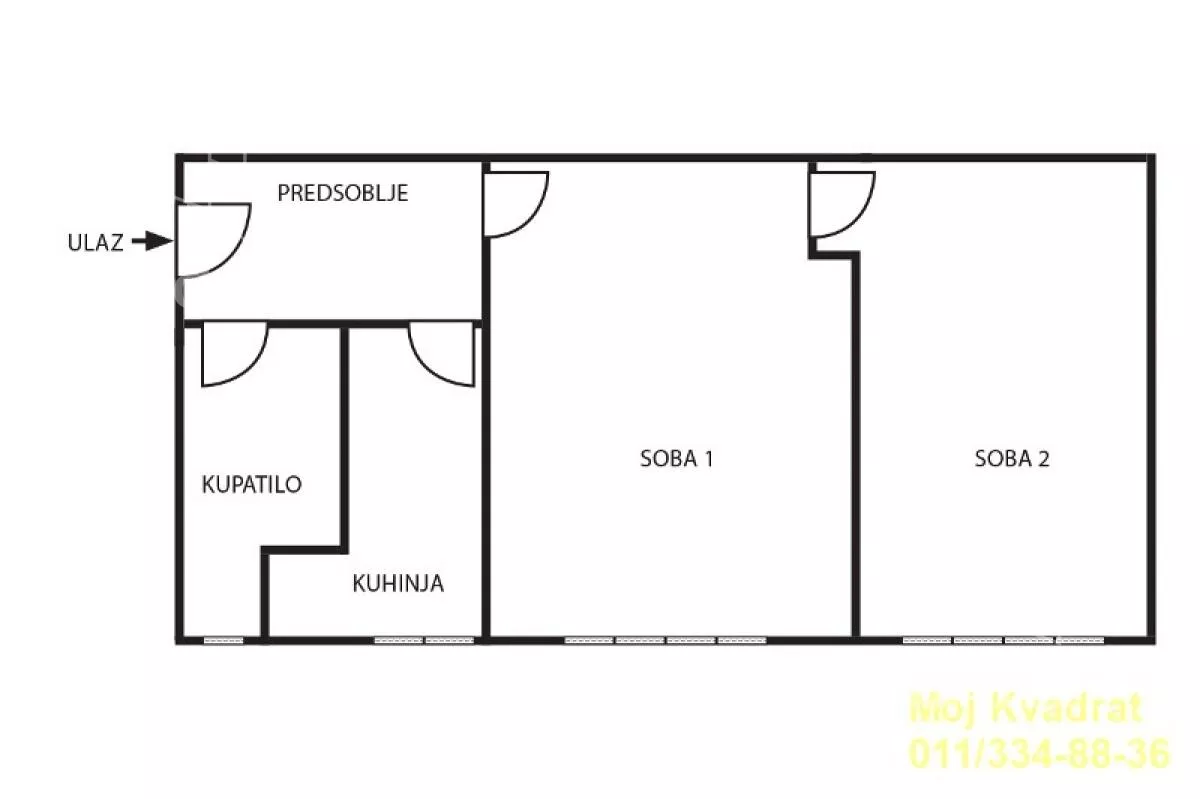 Dvosoban stan | 4zida