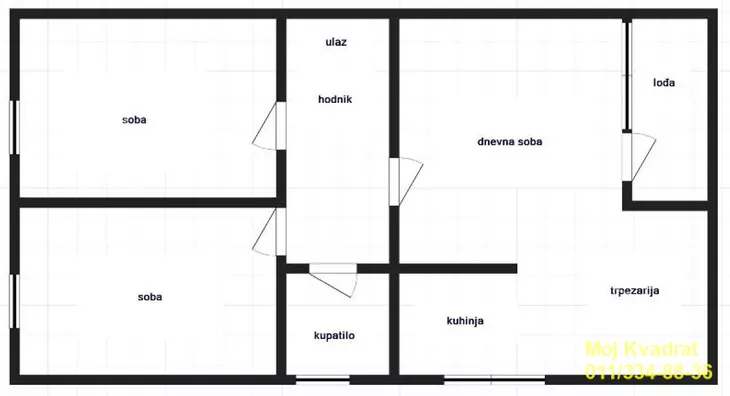 Trosoban stan | 4zida