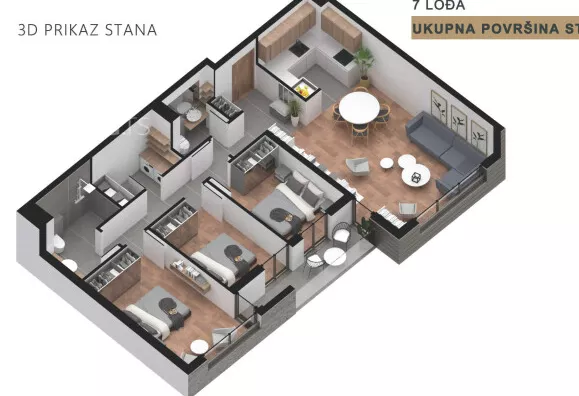 Četvorosoban stan | 4zida