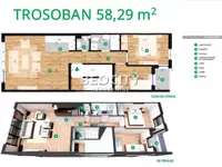 Trosoban stan | 4zida