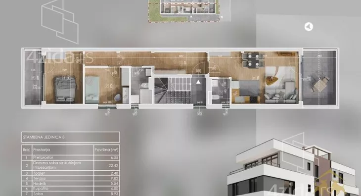 Trosoban stan | 4zida