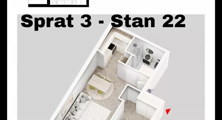 Jednoiposoban stan | 4zida