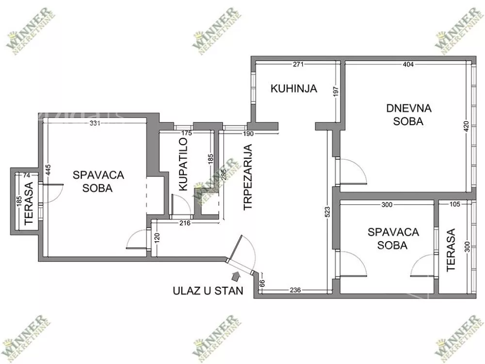 Trosoban stan | 4zida