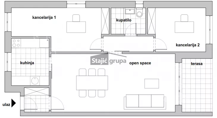 Trosoban stan | 4zida