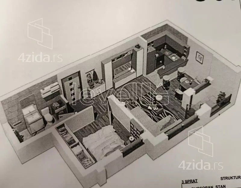 Dvosoban stan | 4zida