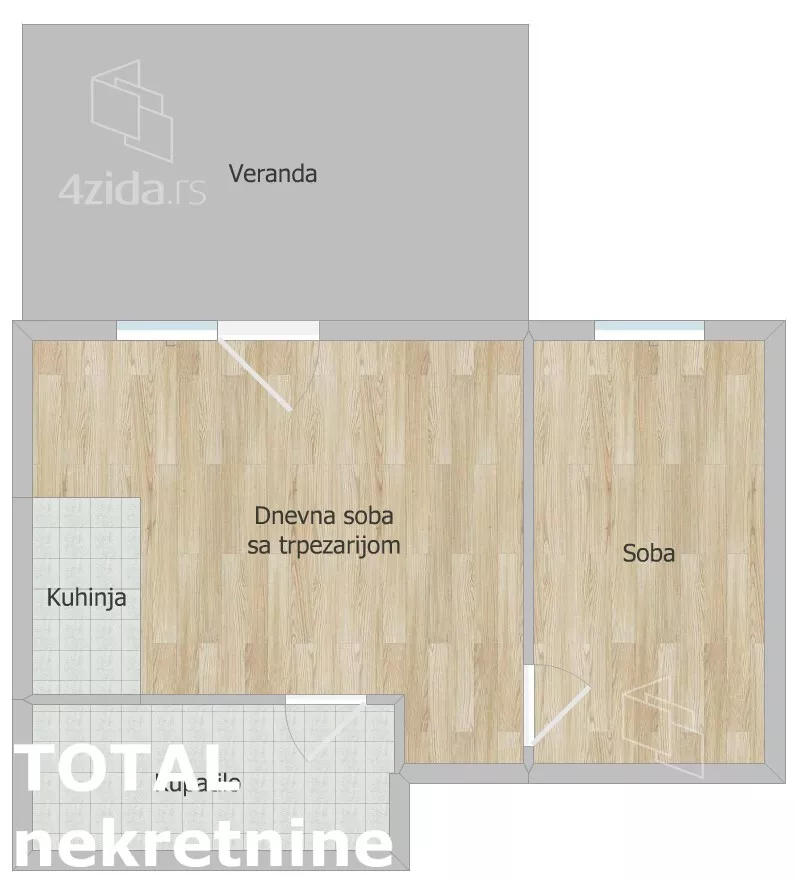 Jednoiposoban stan | 4zida