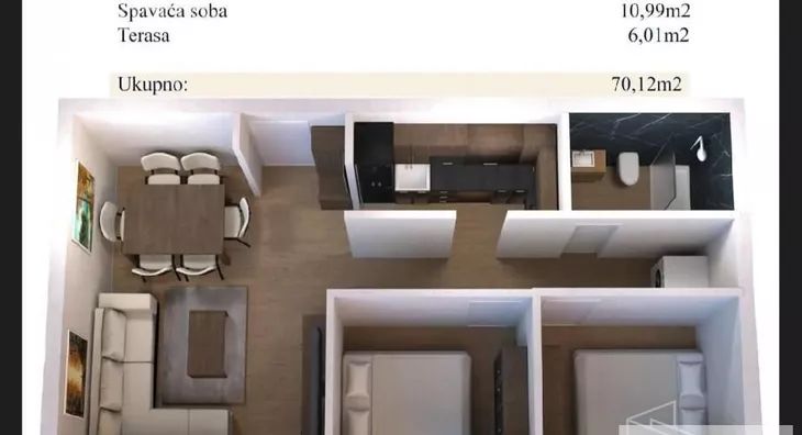 Trosoban stan | 4zida