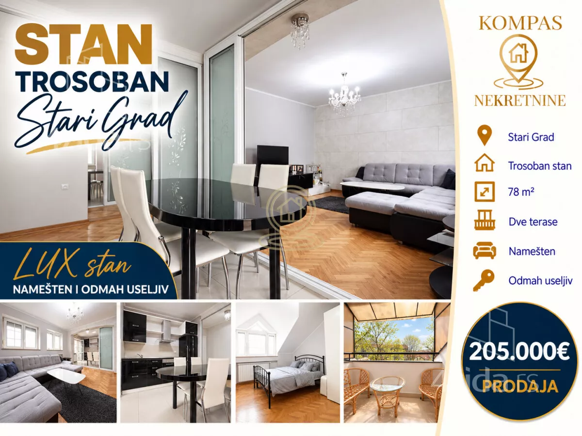 Trosoban stan | 4zida