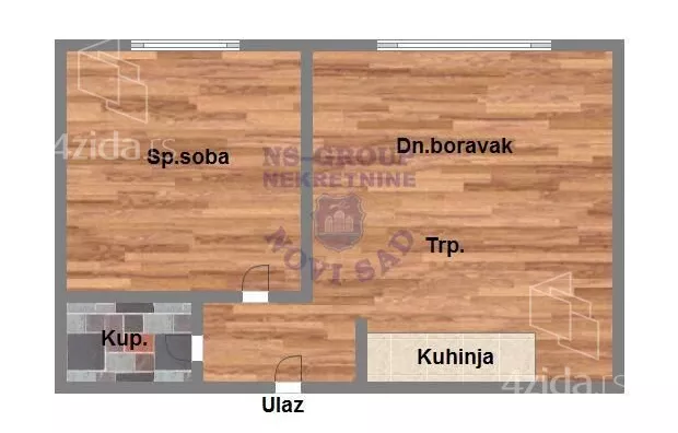 Jednoiposoban stan | 4zida