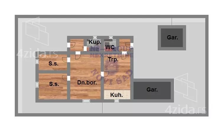 1-etažna kuća | 4zida