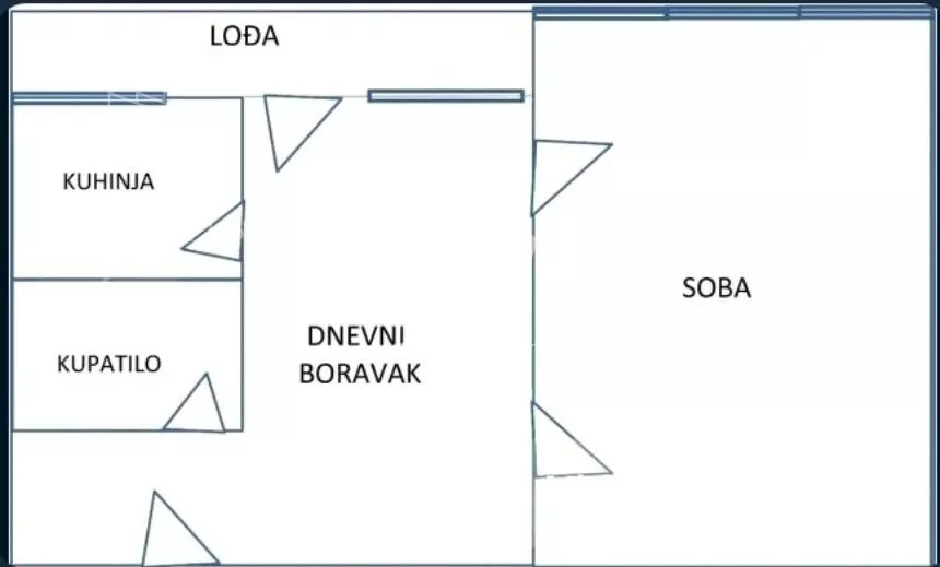 Jednosoban stan | 4zida