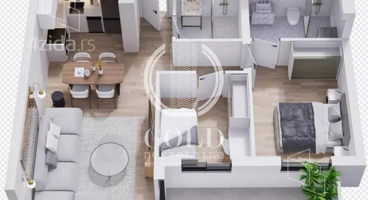 Trosoban stan | 4zida