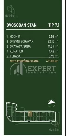 Dvosoban stan | 4zida