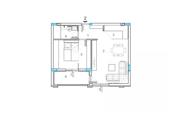 Jednoiposoban stan | 4zida